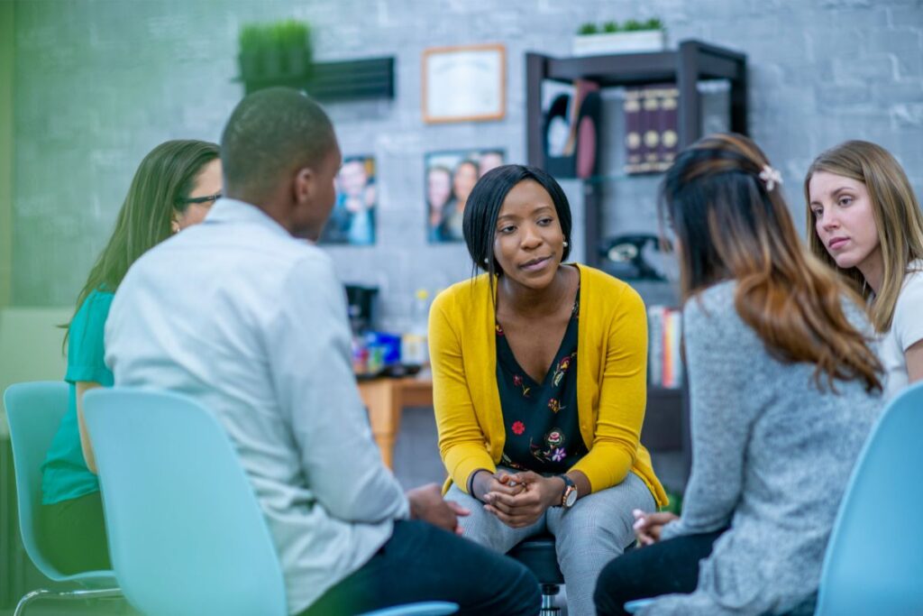 group therapy during dual-diagnosis treatment in Georgia