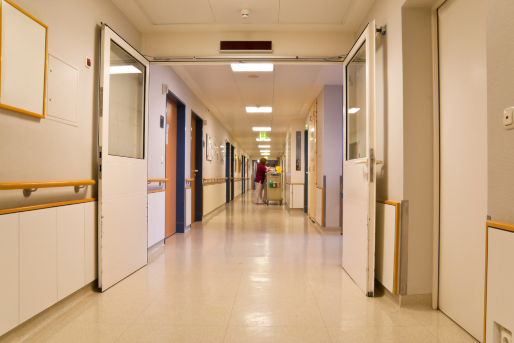 hallway of a Psych Ward vs Mental Hospital