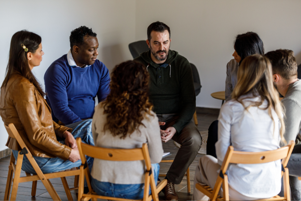 Patients sitting in Evening IOP in Atlanta